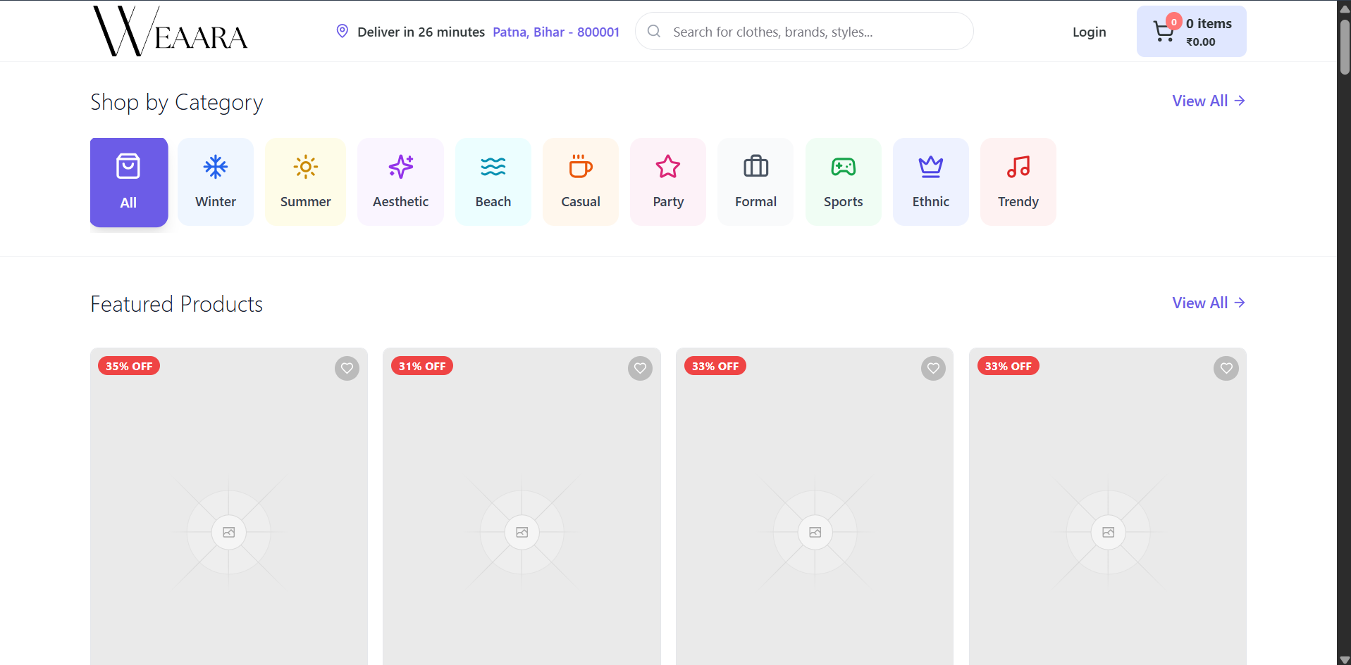 Weaara | Hyperlocal Clothing Delivery Platform